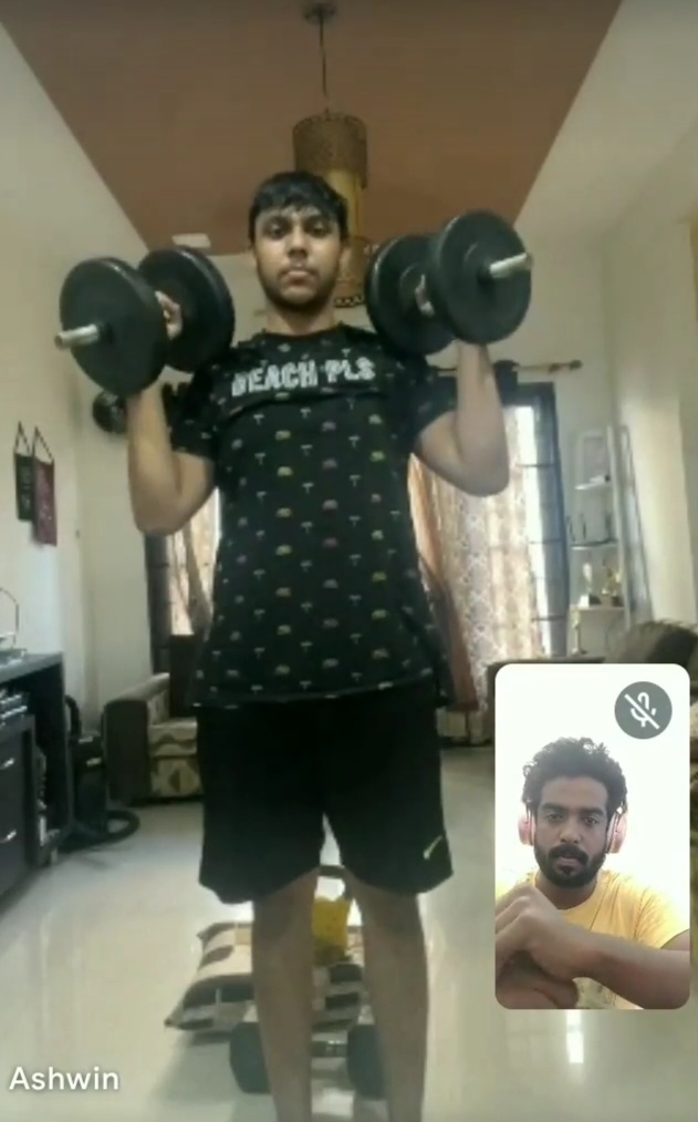 Live online personal training session with HomePT